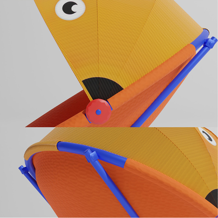 Render da Cadeira Peixe, vista 2